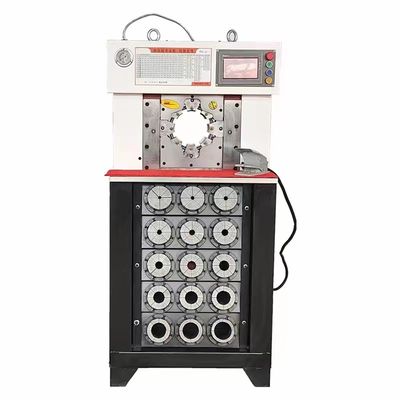 Mesin Crimping Selang AC 1500 Ton Kontrol PLC 3 Inch Pembukaan Besar Kekuatan Besar