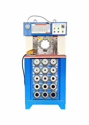 Kuat Tekan Mesin Crimping Selang AC Tekanan Tinggi 15 Sets Aircon Hose Crimper CBK-120 Intelligent System
