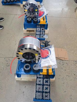 10 Pcs/H Diesel Pipa Crimping Mesin Tombol Beroperasi Portabel Selang Crimper 600 T FY-51CSD