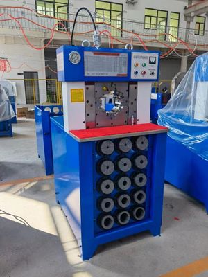 Harga yang bagus 6-76mm 2 Inch Mobil AC Pipe Punching Machine on line