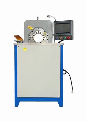 Satu kali Crimping AC Hose Crimping Machine Untuk 6-76mm Crimping Range 5.5KW Daya Motor