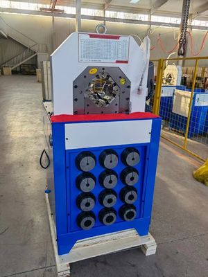 Harga yang bagus 1500T Lebih Tekanan Crimping Force AC Hose Crimper Dengan Sistem Kontrol Panel Digital on line