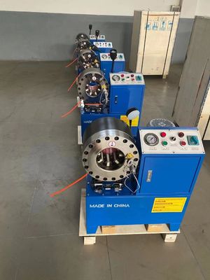 730*480*740 Mm Mesin Crimping Selang DX68 Dengan 10 Dies Set 200 Pcs/H Efisiensi Kerja