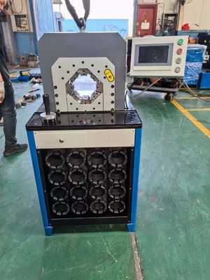 1250kg Crimping Range 6-51 mm Untuk Super Thin 2 inci Dan Warna Cantik Dan Desain 15 Dies AC Hose Crimper