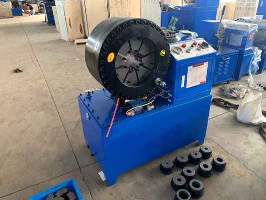 1/8 sampai 4 Inch Crimping Range Electric Hydraulic Crimping Tool 0.01mm Keakuratan Crimping Machine Dengan Ukuran 850*530*940 mm