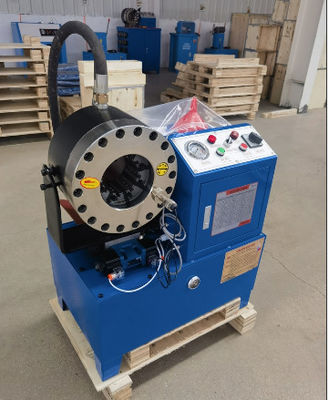 1-90mm Crimping Range Hydraulic Steel Pipe Crimping Machine Dengan Ukuran 950*750*1050 mm Dan Dengan 2 Free Dies Support