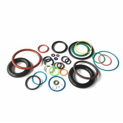 FFKM Rubber O Rings OEM/ODM Compression Molding dengan ketahanan minyak yang baik 16-30 N/mm Kekuatan robek