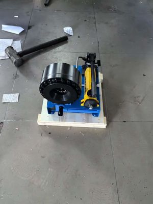 1 inci Manual Hose Crimping Machine untuk Cepat Crimping Kecepatan 10 pcs / h dan Dukungan Dan Layanan