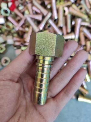 Bahan baku yang berbeda Selang pipa minyak berujung baja karbon Fittings selang hidrolik Selang pipa minyak stainless steel