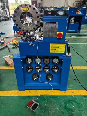Efisien dan awet Portable Hydraulic Hose Crimper Crimping Range 1/4-1.5 Inch 6-38mm Mesin Crimping Selang Listrik