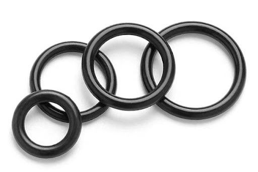 Harga yang bagus AS568 Standar Silikon Custom FFKM Karet O Rings Penutup tahan tekanan untuk Penutup lapangan minyak dan gas on line