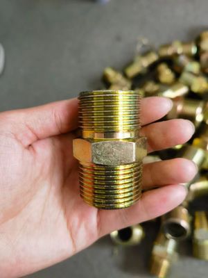 Forklift baja karbon bagus adaptor benang khusus yang dapat digunakan kembali / Fittings selang hidrolik Fittings selang hidrolik Ferrule