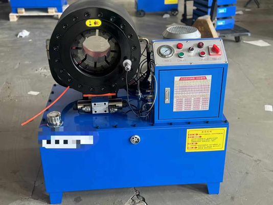 1/4 sampai 3' 200pcs/H Mesin Crimping Hydraulic Hose Untuk 6-76mm Crimping Range