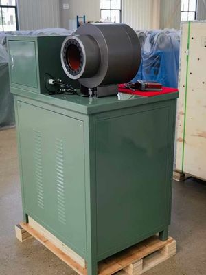 Warna Hijau Listrik 2 Inci Kompak Struktur Hidraulik 10 Dies Hose Crimping Machine / Hose Crimper