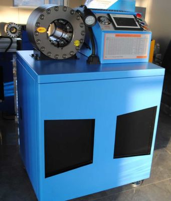 Sistem Kontrol PLC OEM Kapasitas Besar Portable Hydraulic Hose Crimping Machine Hydraulic Hose Crimper