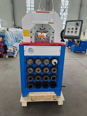 2 Inch Button Control Systerm Hydraulic Hose Pressing Machine Dengan Alat Cetakan Perubahan Cepat