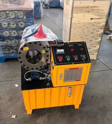 220v-415v Kuning 6-51mm Kekuatan besar mesin crimping selang hidraulik selang mesin crimping