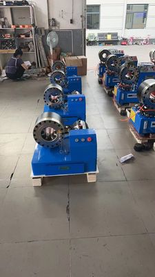 Afrika Selatan 2 Inch 10 Dies 1-4 Layer Hose Hydraulic Crimping Machine/Hose Crimping Machine Tekanan Tinggi 6-51mm