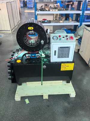 Harga yang bagus Mesin Crimping Selang Hidrolik 4 Inci dengan 16 Dies Rentang 6-102mm on line