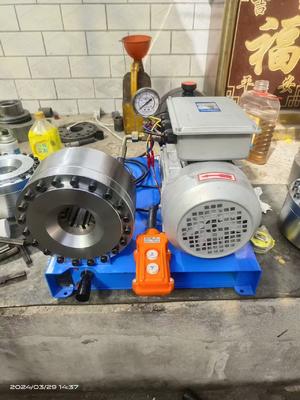Harga yang bagus Mesin Crimping Selang Hidrolik 220V Elektrik dengan Daya 2.2KW dan Garansi 1 Tahun untuk Konstruksi Baja yang Tahan Lama on line