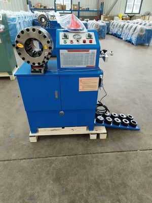 Harga yang bagus Hydraulic Hose Crimping Machine with 26Mpa/31.5Mpa System Pressure 320kg Gross Weight and 1030*510*1270 mm Dimension on line