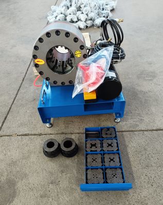 Harga yang bagus Portable 12V/24V Hydraulic Hose Crimping Machine with Smart Light Indicator and 3.6KW Motor Power for Car Loading Use on line