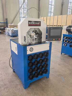 Harga yang bagus Mesin Crimping Selang Hidrolik 3 Inci dengan Efisiensi Kerja 300pcs/jam, Daya Motor 4KW, dan Gaya Crimping 1000T on line