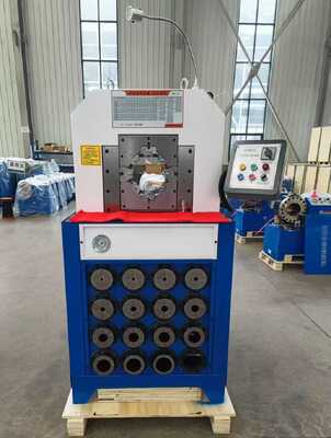 Harga yang bagus Mesin Crimping Selang Hidrolik 3 Inci dengan Gaya Crimping 1000T Tekanan Terukur 31.5MPA dan Rentang Crimping 6-76mm on line