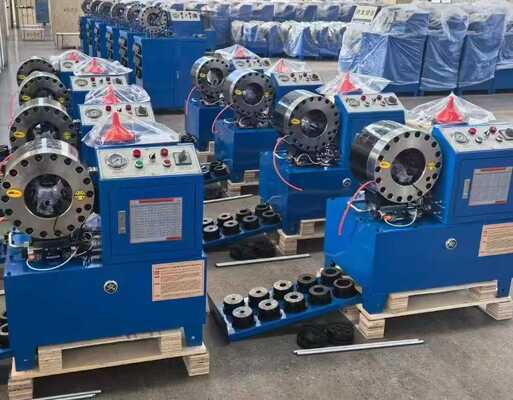 Mesin Crimping Selang Hidrolik DX68 dengan Pilihan Tegangan 220v/240v/380v/415v Daya Motor 3KW/4KW dan Volume Output 2,5L/5L/10L