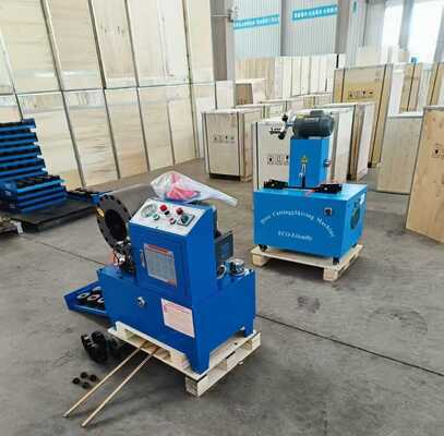 DX68 Hydraulic Hose Crimper dengan 6-51mm Crimping Range 10 Dies dan 200 Pcs Per Jam Efficiency Hose Press Machine