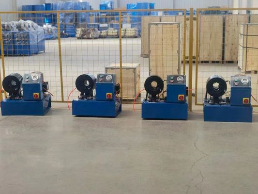 Harga yang bagus Crimper Selang Tekanan Tinggi 6 Inci 4-150mm Mesin Pembuat Pipa Industri Pembukaan Besar on line