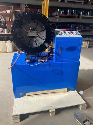 Harga yang bagus Tombol Kontrol Mesin Crimping Selang Hidrolik Tekanan Tinggi 3kw 51mm Model Baru on line
