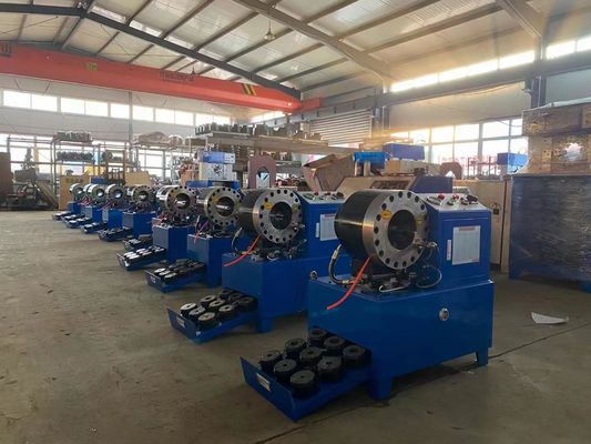 Harga yang bagus Mesin Crimping Selang Hidrolik Tekanan Tinggi 2 Inci DX68 alat crimping selang hidrolik on line