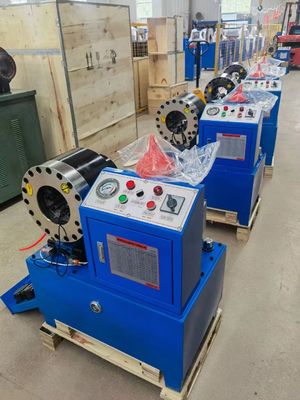Harga yang bagus 220V 50HZ DX68 Hose Crimping Machine Mesin Press Selang Hidrolik on line