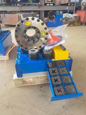 Harga yang bagus 600t Manual Hose Crimping Machine 10 Dies Hand Hose Crimping Machine 2 Inch 51CSD on line
