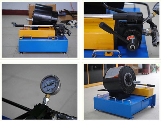 Harga yang bagus Mesin Crimping Selang Manual 6-51mm Tekanan Crimper 600t Mudah Dioperasikan on line