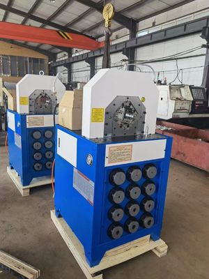 Mesin Penekan Selang PLC 5.5kw Pipa Hidrolik Sistem Kontrol Cerdas 4kw 3 Inch CBK-120