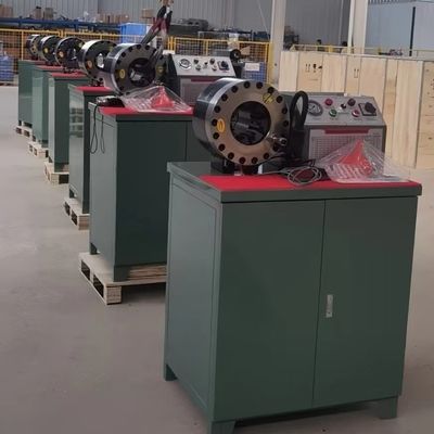 Harga yang bagus Mesin Crimping Pipa Selang Hidrolik Struktur Kompak 3kw / 4kw 4 - 51mm on line