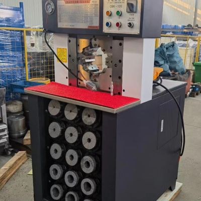 Harga yang bagus CBK-120 3 Inch Mesin Crimping Selang Hidrolik 6 Lapisan Selang Untuk Perangkat on line