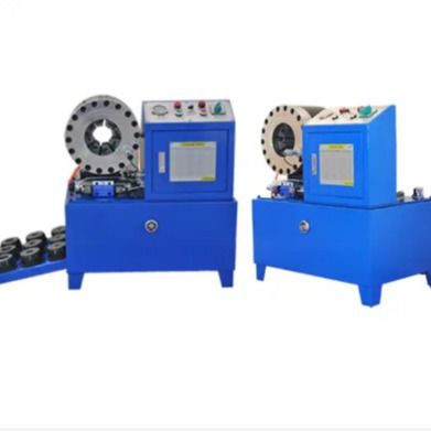 Harga yang bagus Mesin Crimping Selang DX68 Terkendali PLC / Tombol / CNC 6 - Rentang Crimping 51mm on line