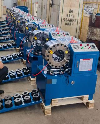 Harga yang bagus 600T DX68 Hose Crimping Machine 6 - 51mm Dengan 2.5L / 5L / 10L Output Volume Of Pump on line