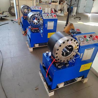 Ringan DX68 Hose Crimping Machine 200 Pcs/h Efisiensi Kerja