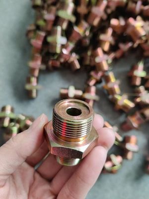 Harga yang bagus Ukuran besar stainless steel dan baja karbon Threaded Hydraulic Hose Fittings stainless steel Customized Thread Adapter on line