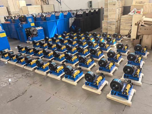 Harga yang bagus 6-25mm 1 Inch Manual Hose Crimping Machine on line