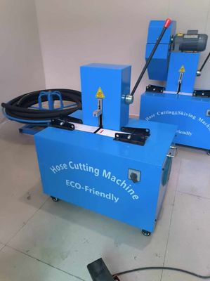 Harga yang bagus Mesin pemotong selang karet bebas debu tanpa skiving dengan 4 lapisan dan kontrol tombol lanjutan 2 inci 6-51mm Biru on line