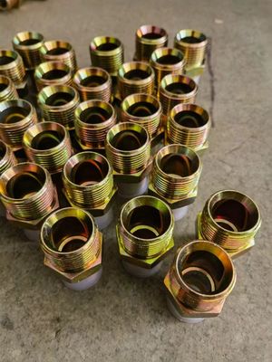 Harga yang bagus Adaptor benang yang disesuaikan / Fittings selang hidraulik Fittings selang hidraulik Ferrule on line