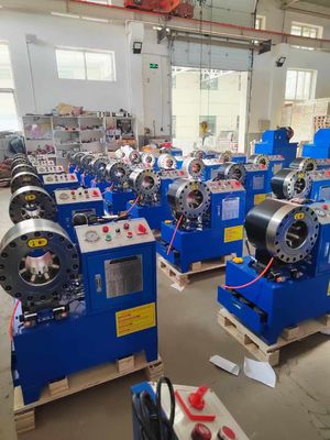 Harga yang bagus PLC Control DX68 Hose Crimping Machine Max Pembukaan 114mm on line