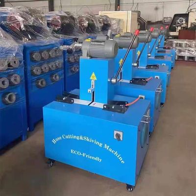 Harga yang bagus Electric 2 Inch 6-51mm 1/4 sampai 2 Inch Hose Cutting and Skiving Machine With Blade Rubber Hose Cutting Machine on line