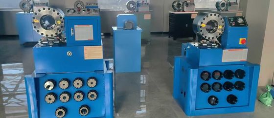 Mesin Crimping Selang Pipa Stainless Steel P38 Braided Selang Crimper Keakuratan Tinggi 1.5 Dan 2 Inci Dengan Rak Dan Alat Cetakan Perubahan Cepat