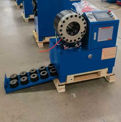 Sistem Kontrol PLC 2 Inch 10 Dies DX68 Mesin Crimping Hose Hose Crimper